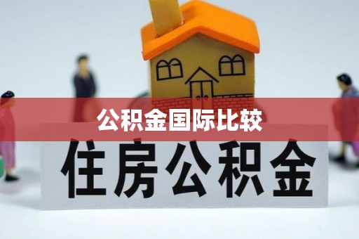 惠水公积金国际比较