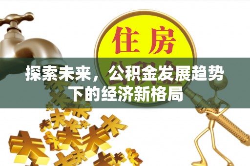 惠水探索未来，公积金发展趋势下的经济新格局