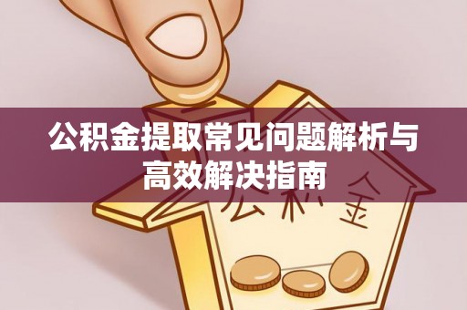 惠水公积金提取常见问题解析与高效解决指南