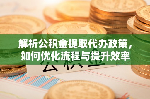 惠水解析公积金提取代办政策，如何优化流程与提升效率