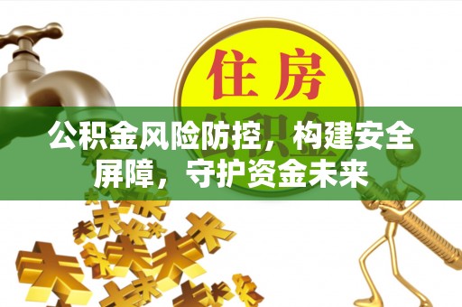 惠水公积金风险防控，构建安全屏障，守护资金未来