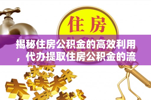 惠水揭秘住房公积金的高效利用，代办提取住房公积金的流程与技巧