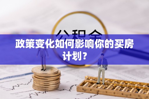 惠水政策变化如何影响你的买房计划？