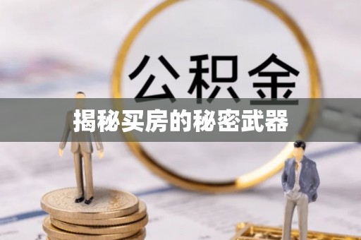 惠水揭秘买房的秘密武器