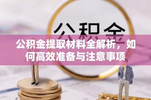 惠水公积金提取材料全解析，如何高效准备与注意事项