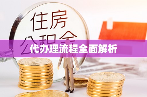 惠水代办理流程全面解析
