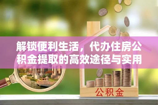 惠水解锁便利生活，代办住房公积金提取的高效途径与实用技巧