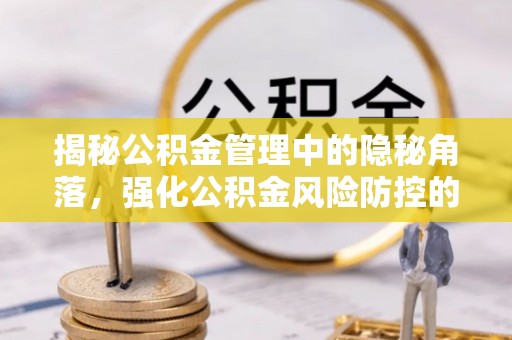 惠水揭秘公积金管理中的隐秘角落，强化公积金风险防控的必要性与路径