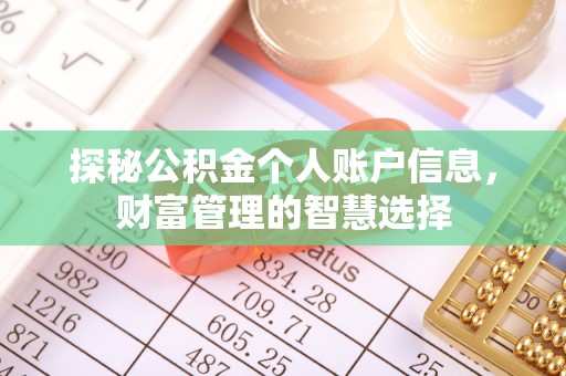 惠水探秘公积金个人账户信息，财富管理的智慧选择