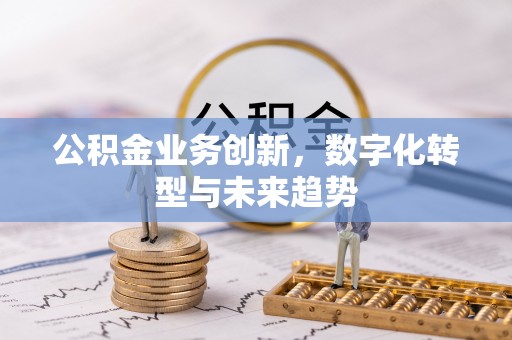 惠水公积金业务创新，数字化转型与未来趋势