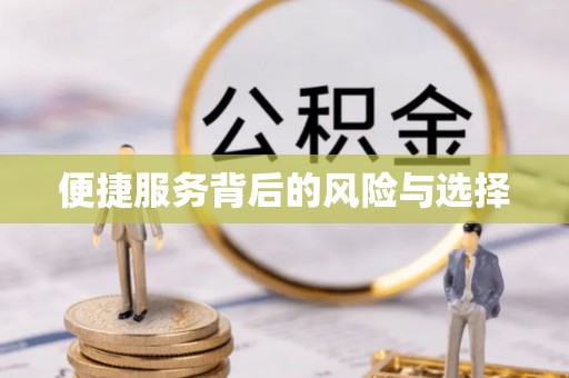 惠水便捷服务背后的风险与选择