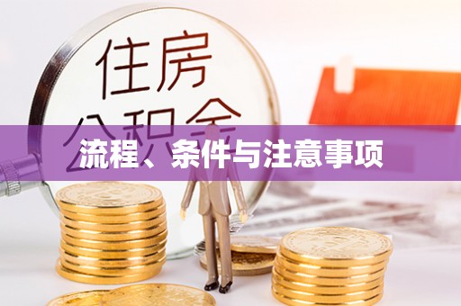 惠水流程、条件与注意事项